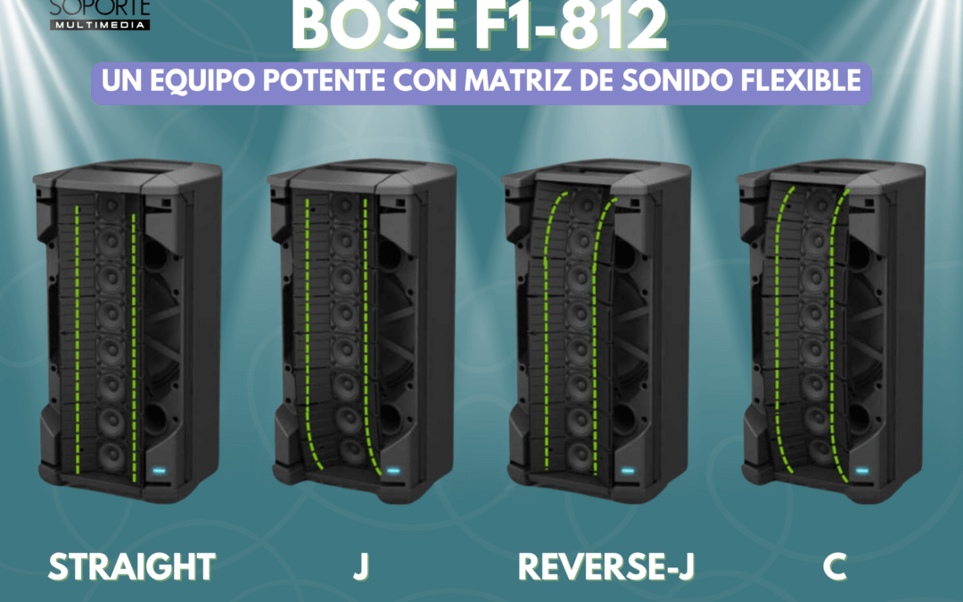 Bose F1. Un equipo potente con matriz de sonido flexible