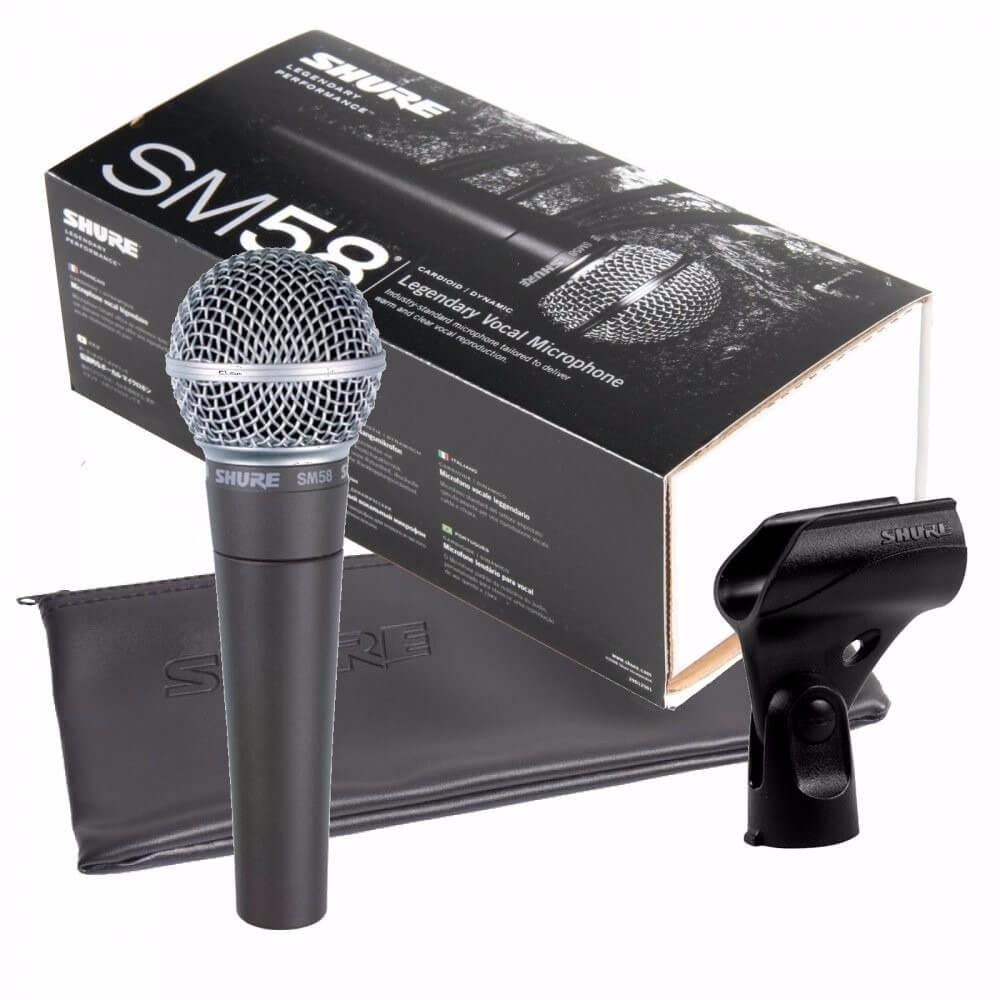🥇 Shure SM58 - Microfono Vocal Dinamico Cardioide en Perú