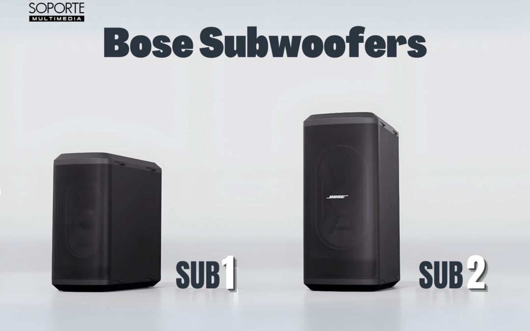 Los Bose subwoofers SUB1 y SUB2. Gama alta de la baja frecuencia