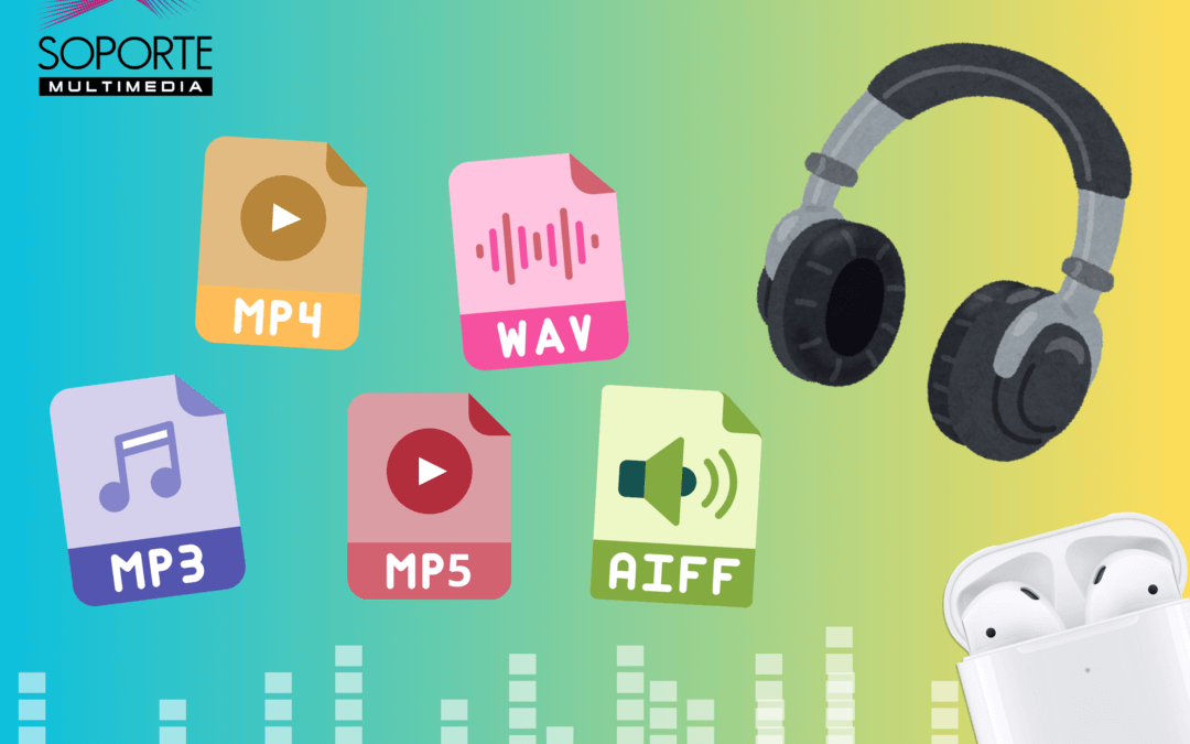 Formatos de audio: MP3 / MP4 / MP5 vs WAV vs AIFF