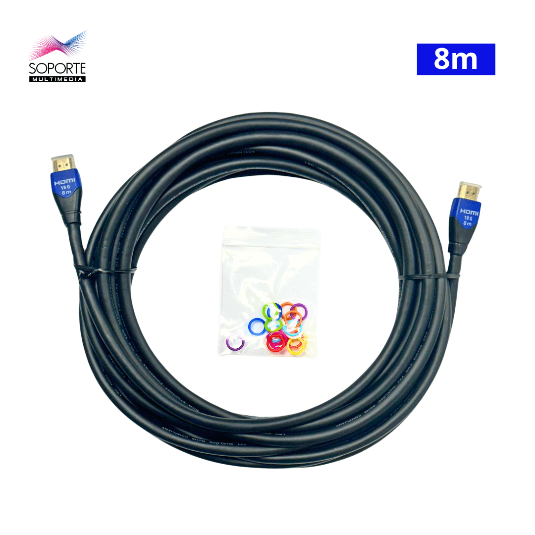 Liberty Halo, Cable Certificado HDMI De Alta Velocidad Con Ethernet, 08 Metros - Imagen 2