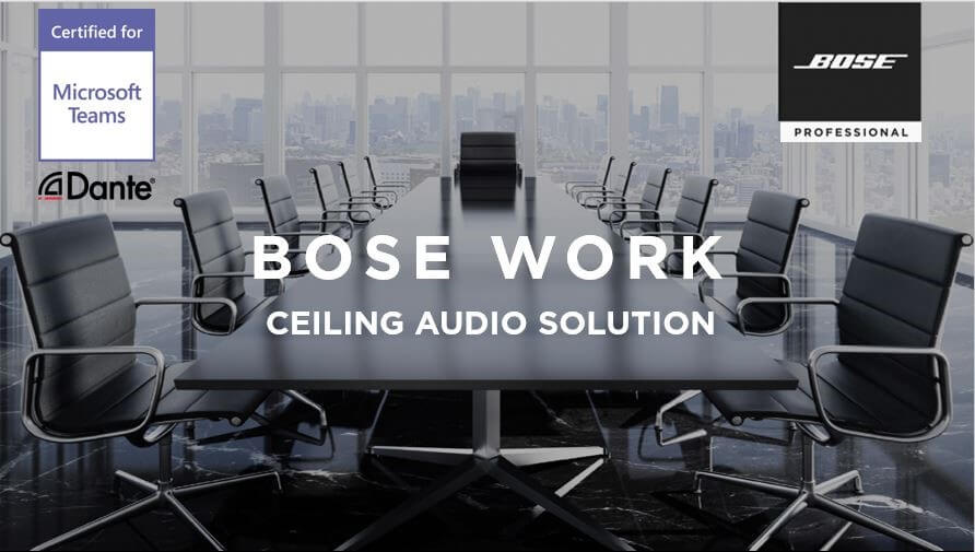 Mejora la comunicación y productividad en tu empresa o comercio con Bose Work y Bose Professional